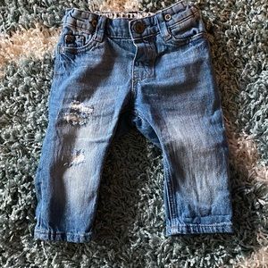 Distressed H&M jeans 6-9 months